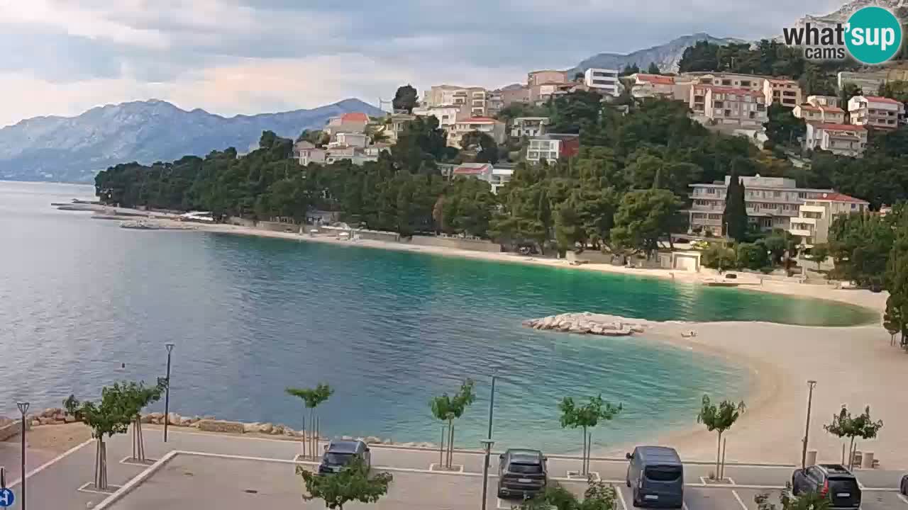 Baška Voda u živo | web kamera plaža Podluka