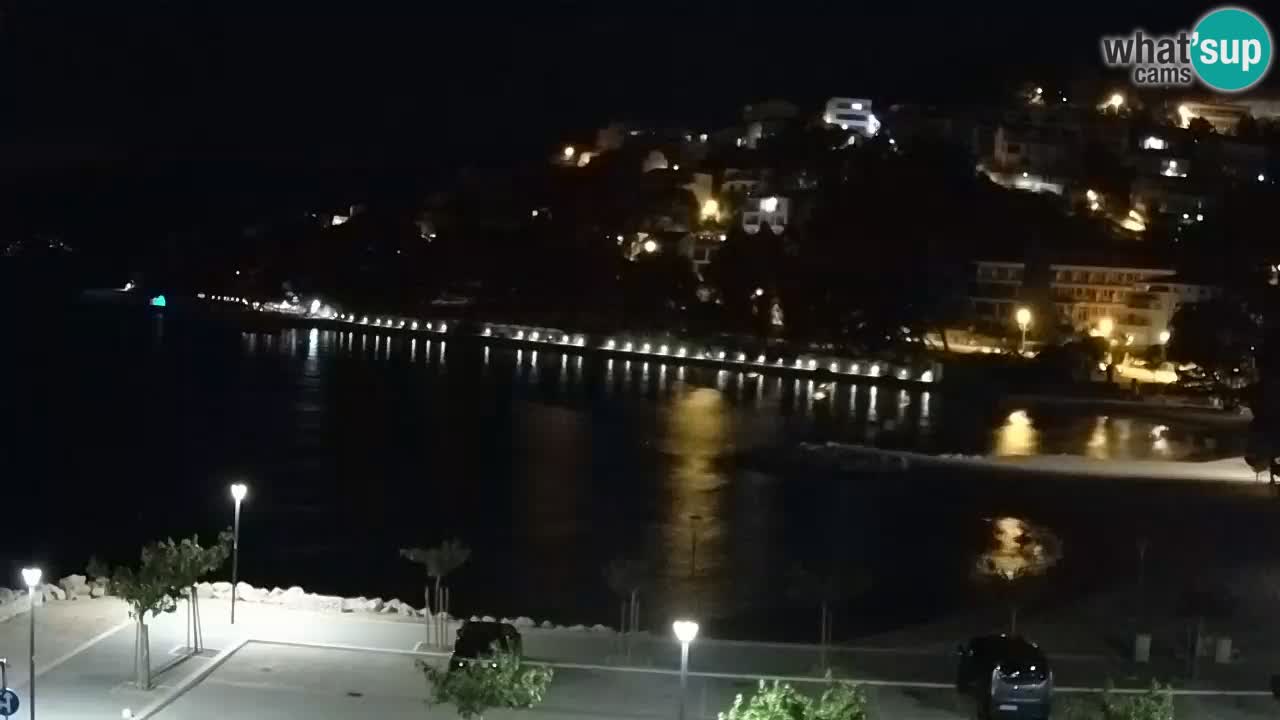 Baška Voda u živo | web kamera plaža Podluka