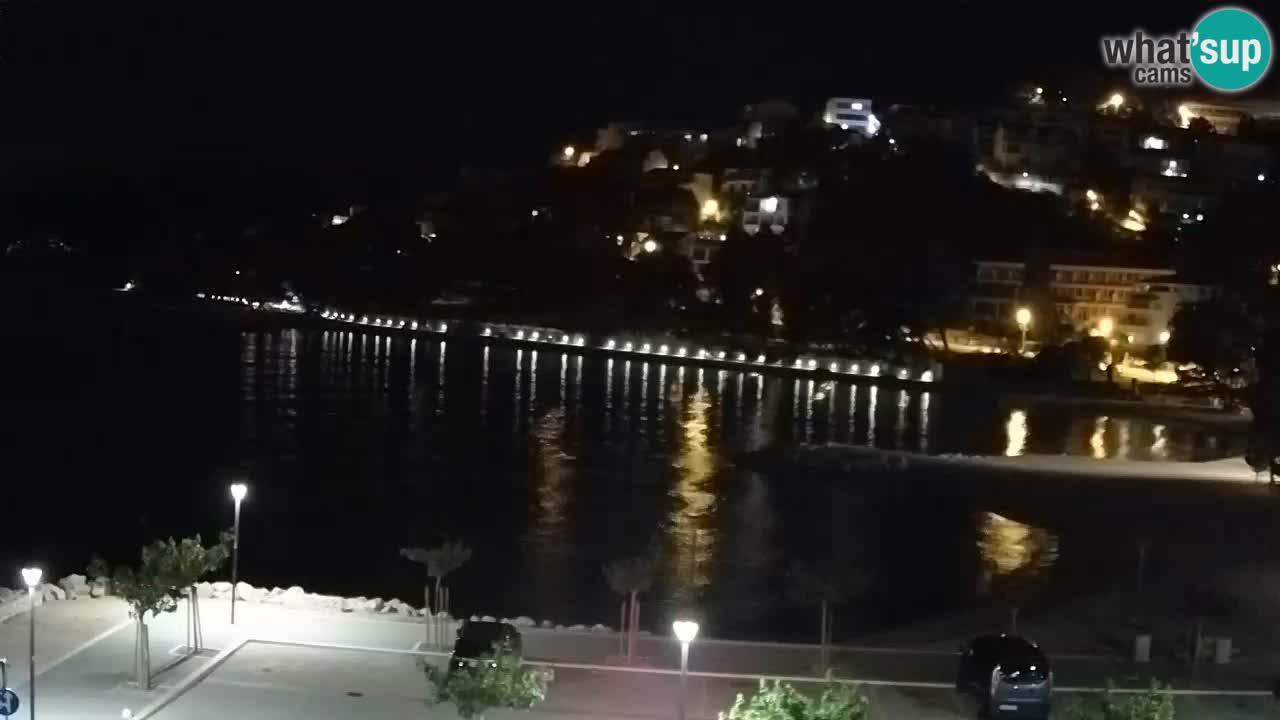 Baška Voda webcam – Podluka strand