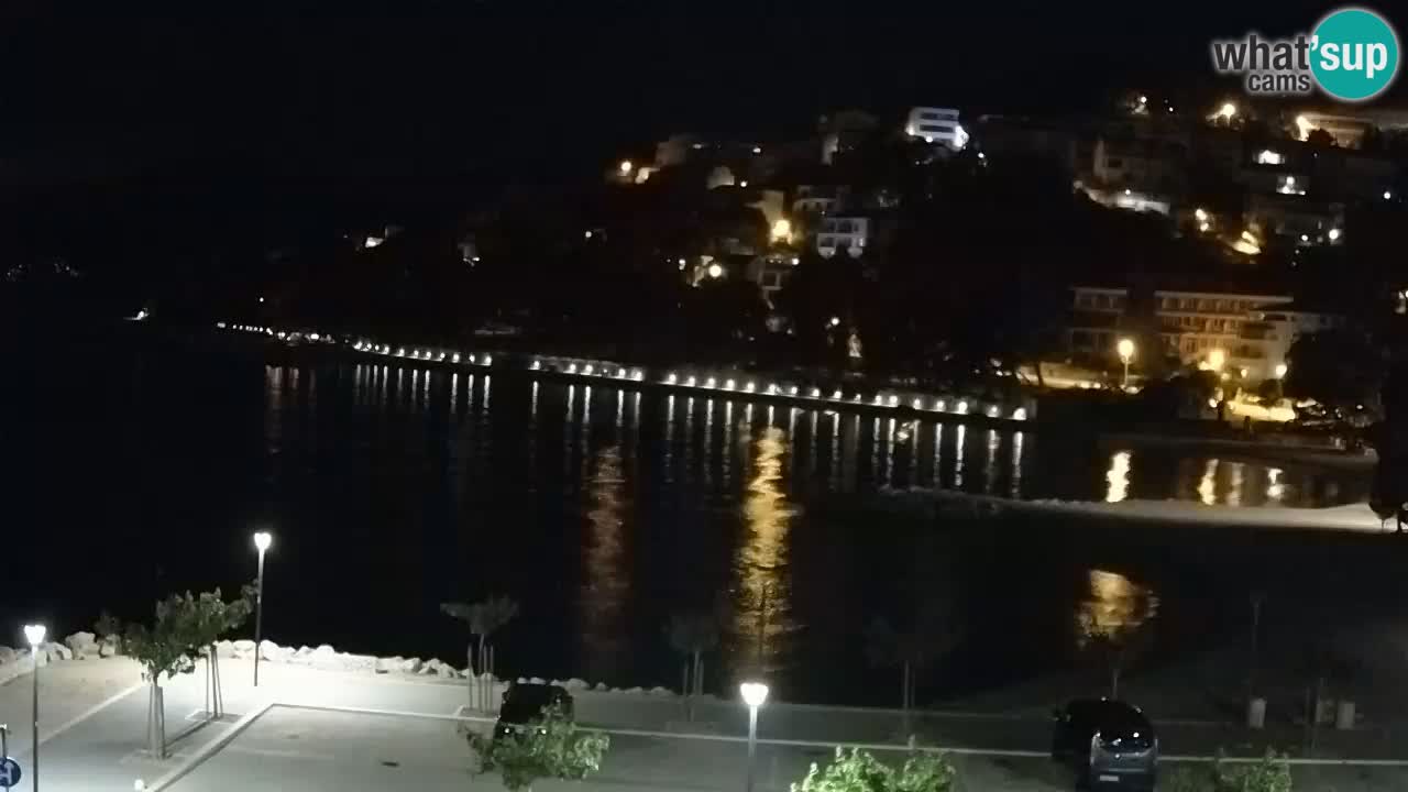 Baška Voda | webcam Podluka Strand
