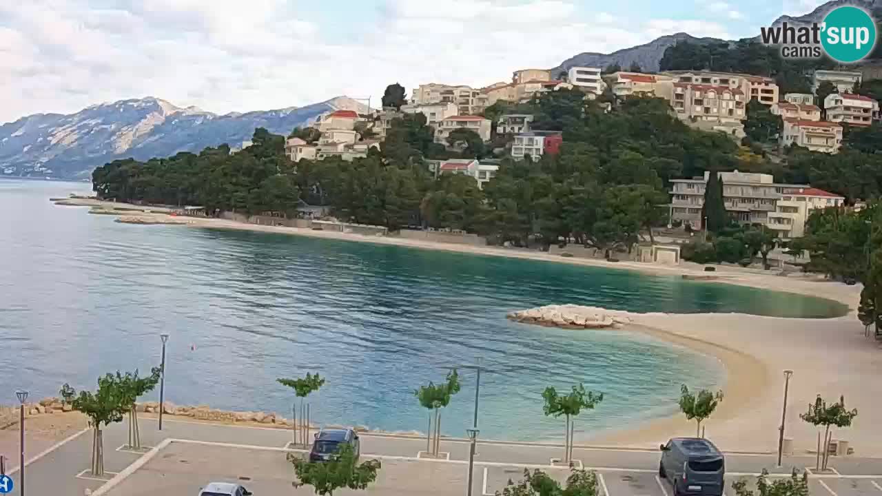 Baška Voda livecam plage Podluka