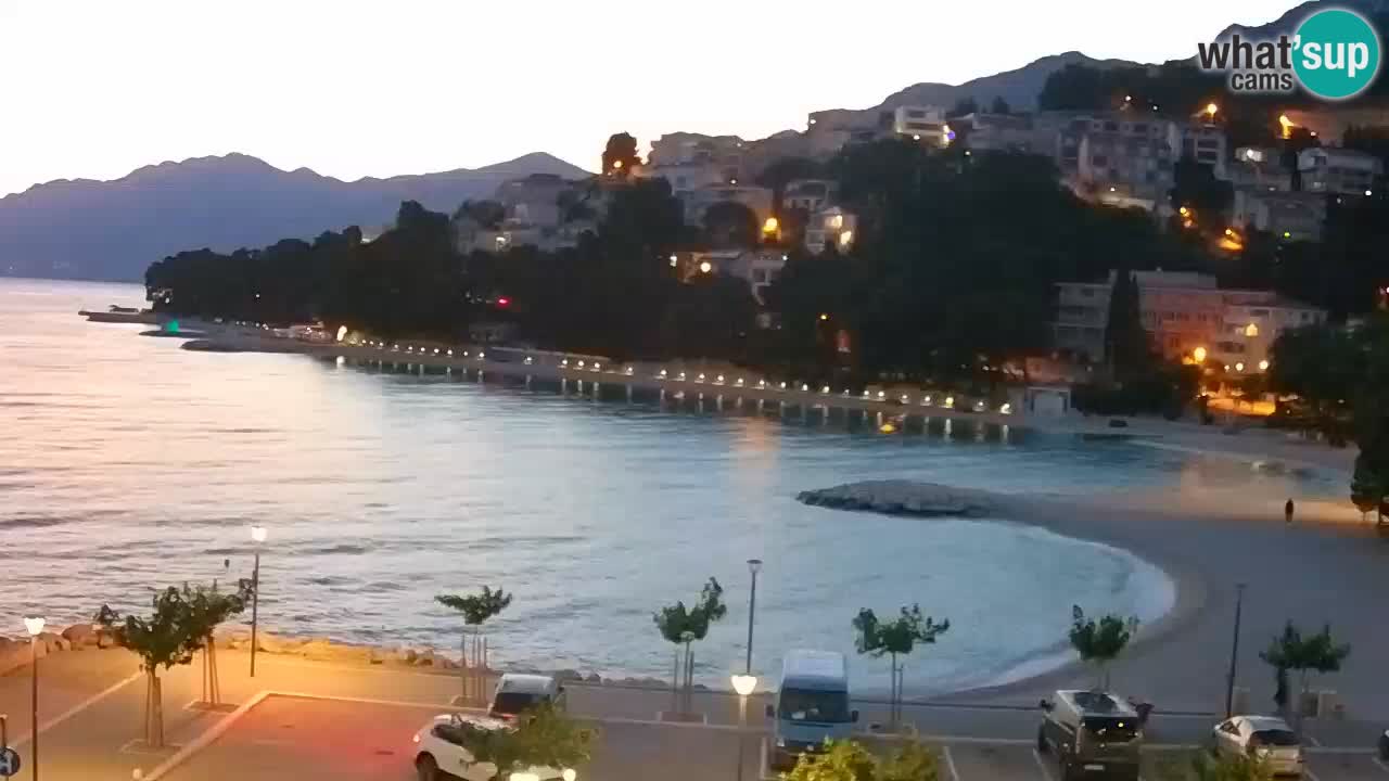 Baška Voda u živo | web kamera plaža Podluka