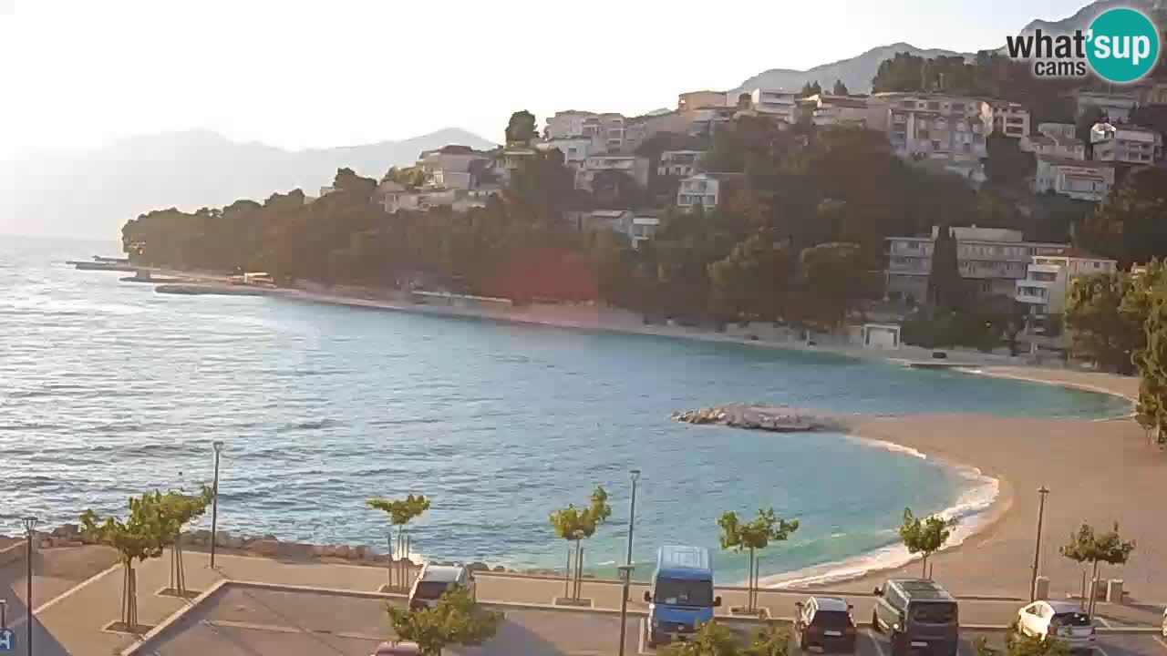 Baška Voda webcam – Podluka strand