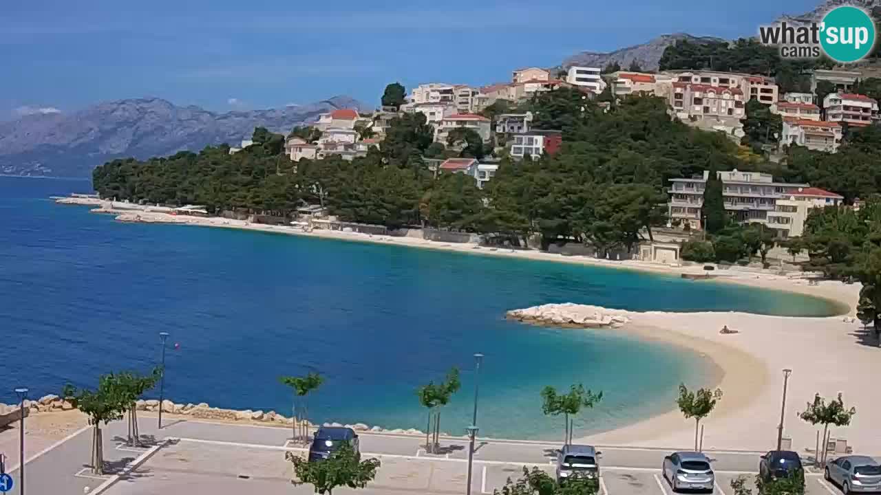 Baška Voda webcam – Podluka beach