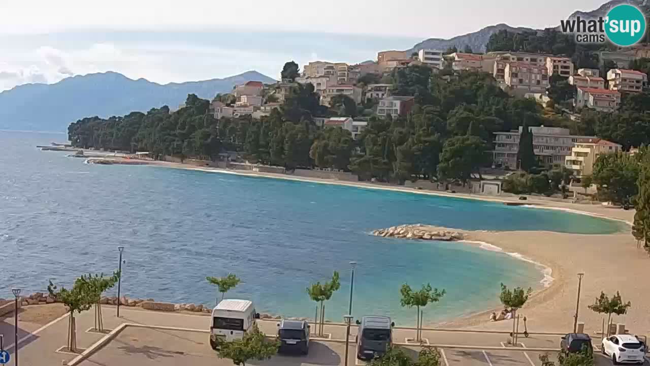 Baška Voda webcam – Podluka beach