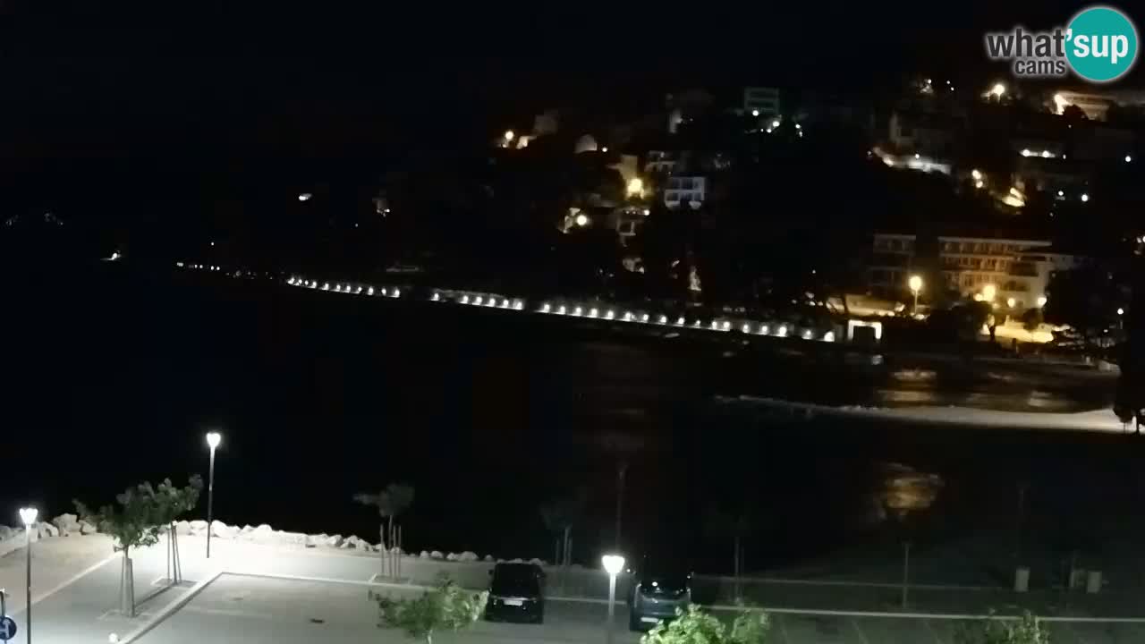 Baška Voda | webcam Podluka Strand
