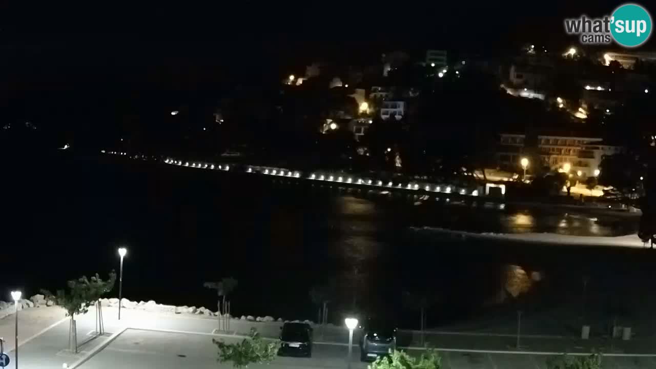 Baška Voda live | webcam spiaggia Podluka