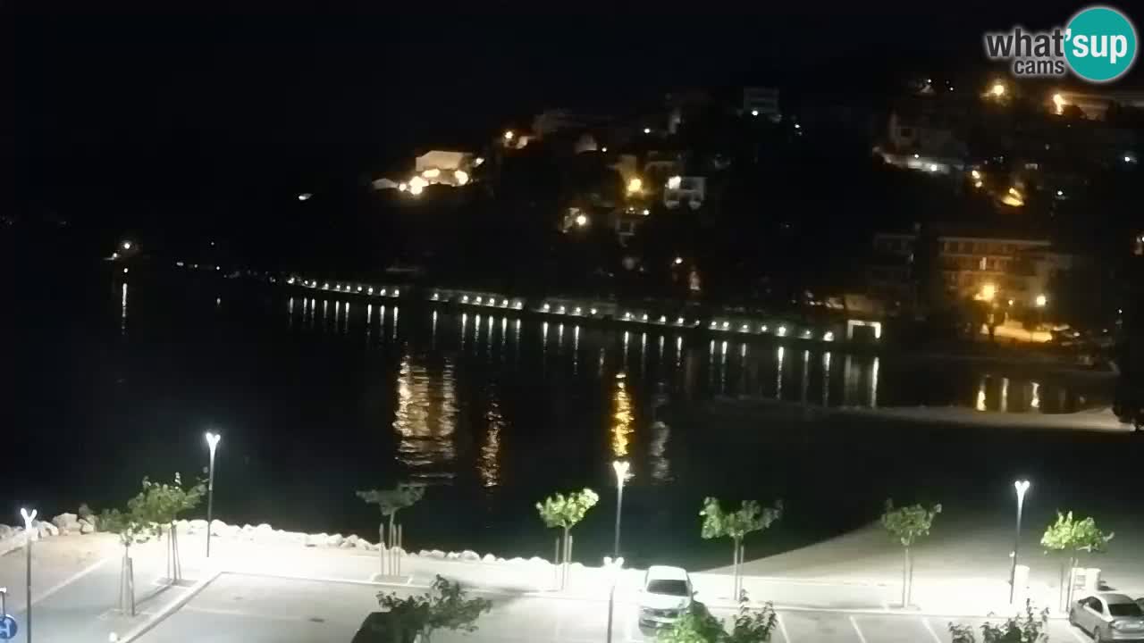 Baška Voda live | webcam spiaggia Podluka
