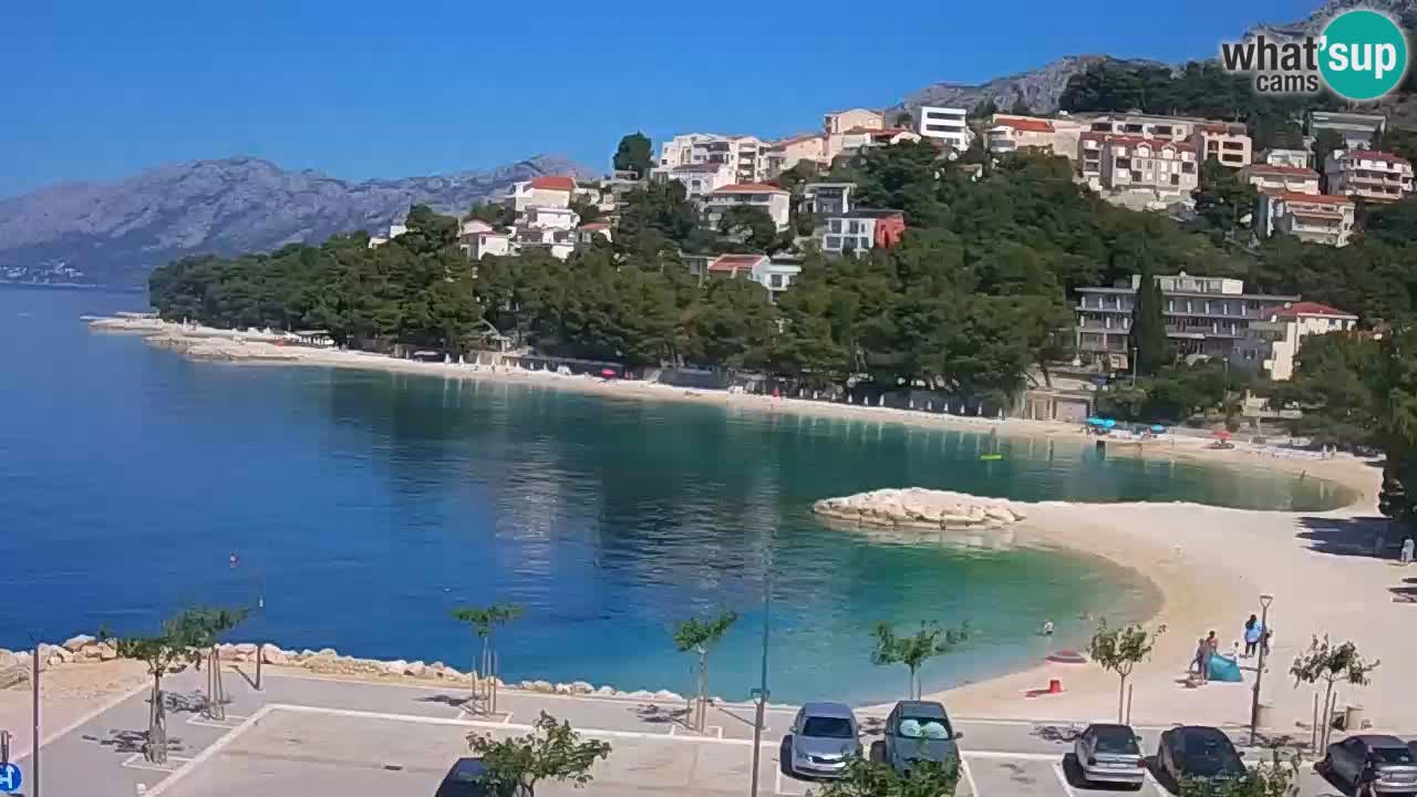 Baška Voda | Podluka beach webcam