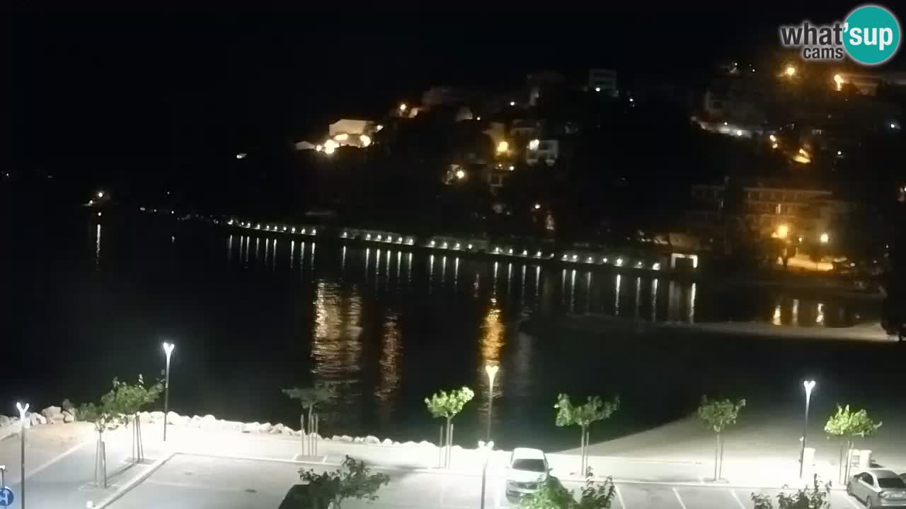 Baška Voda v živo | kamera Podluka plaža