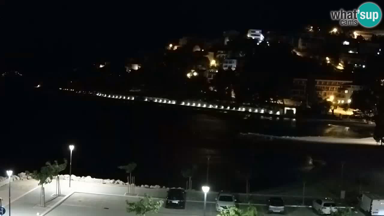Baška Voda | webcam Podluka Strand
