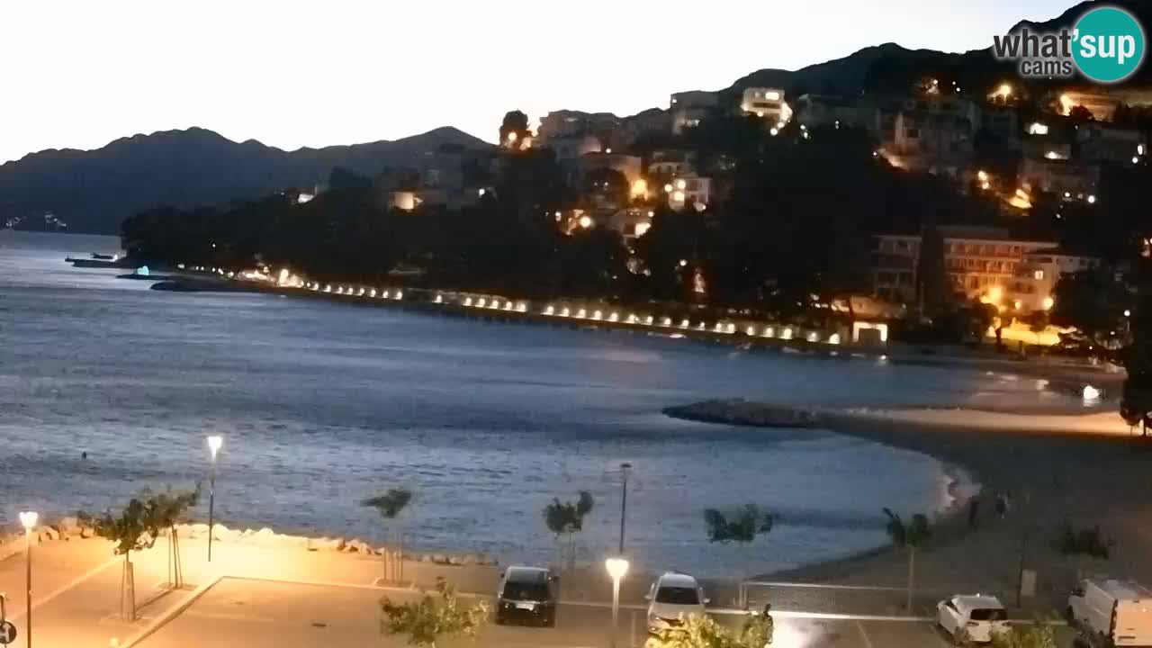 Baška Voda | webcam Podluka Strand