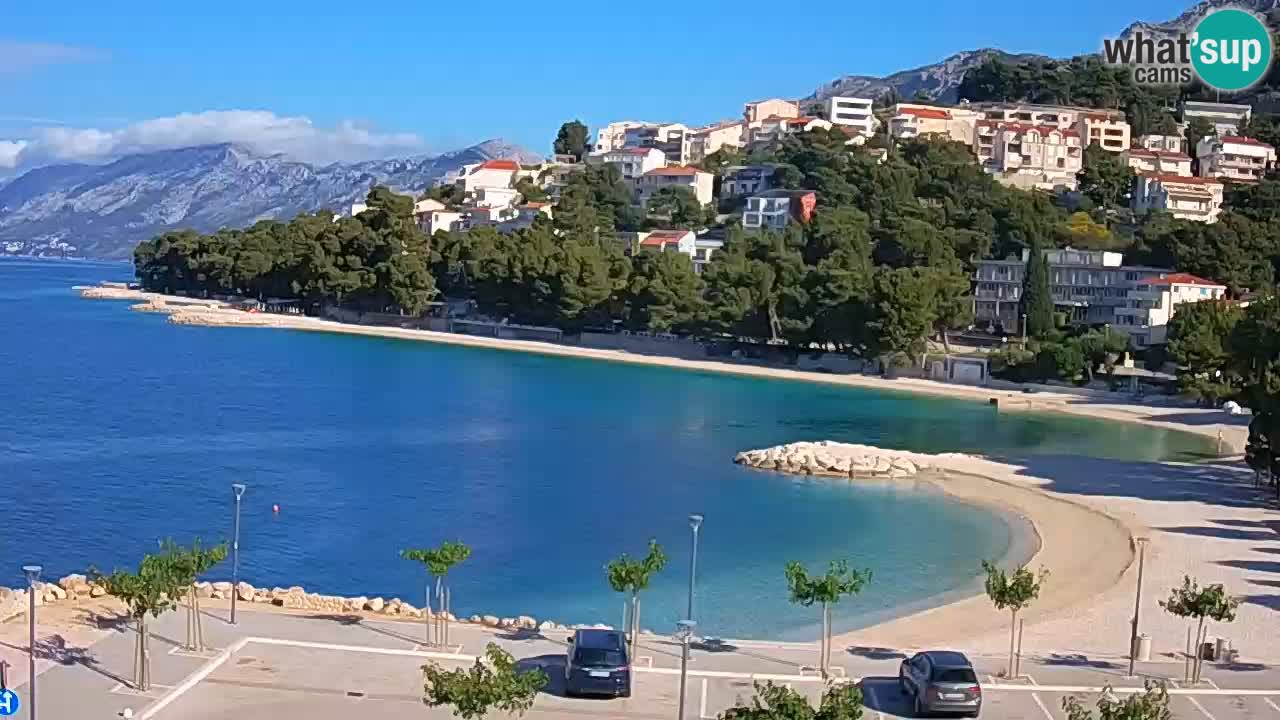 Baška Voda webcam – Podluka strand