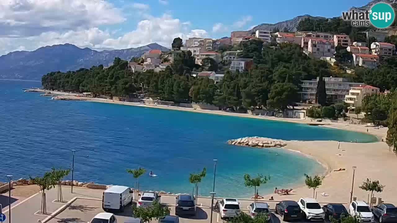 Baška Voda webcam – Podluka beach