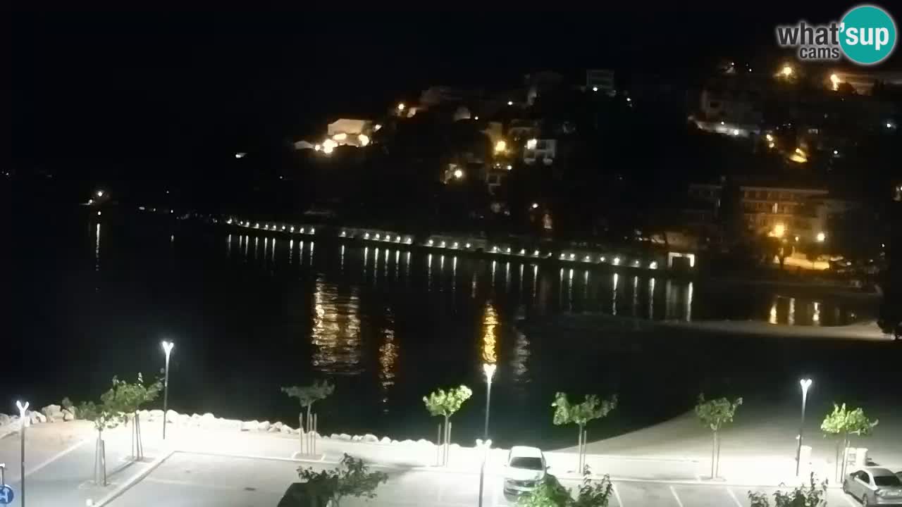 Baška Voda u živo | web kamera plaža Podluka