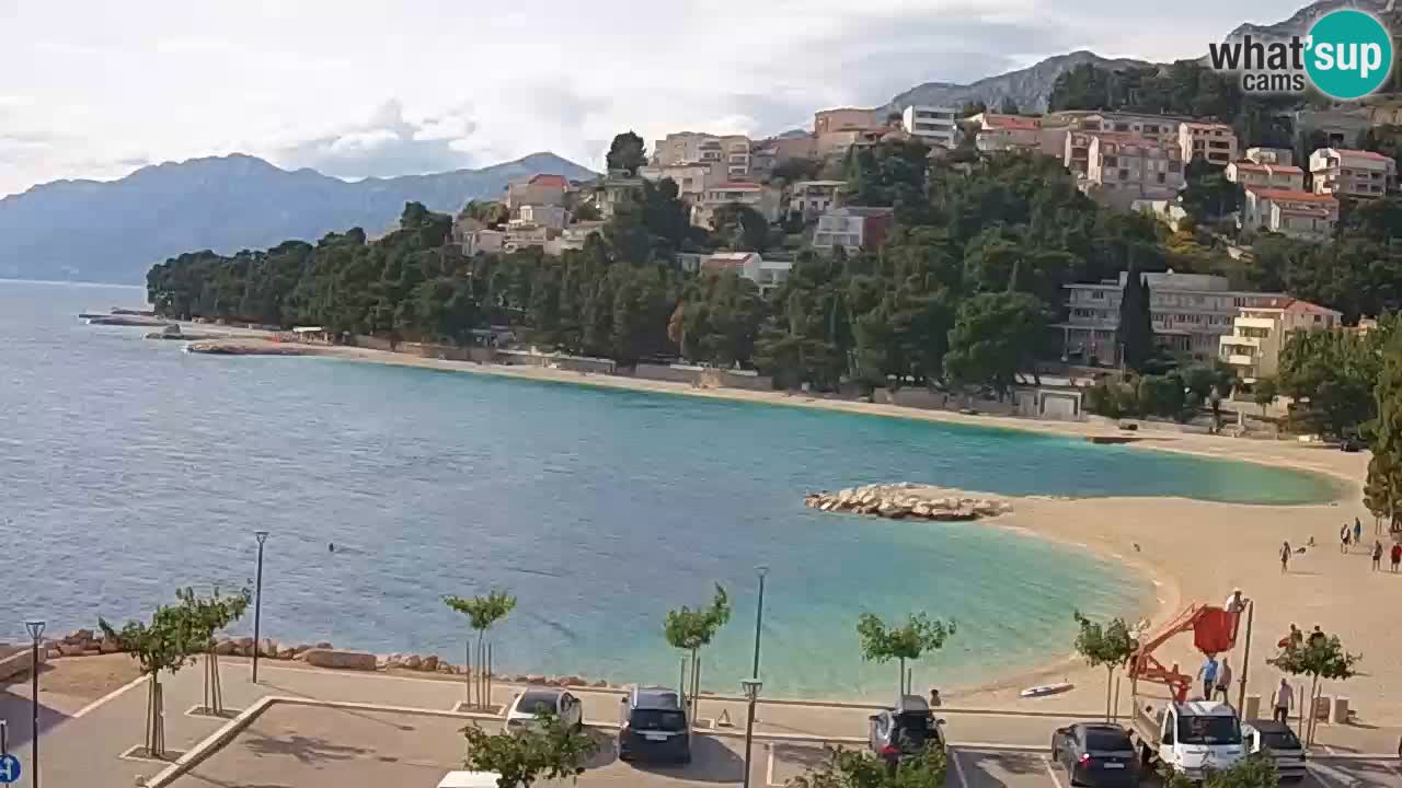 Baška Voda | Podluka beach webcam