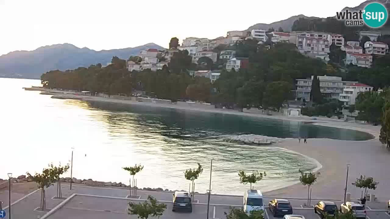Baška Voda u živo | web kamera plaža Podluka