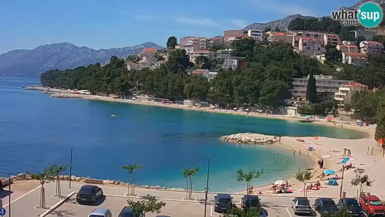 Baška Voda | Podluka beach webcam