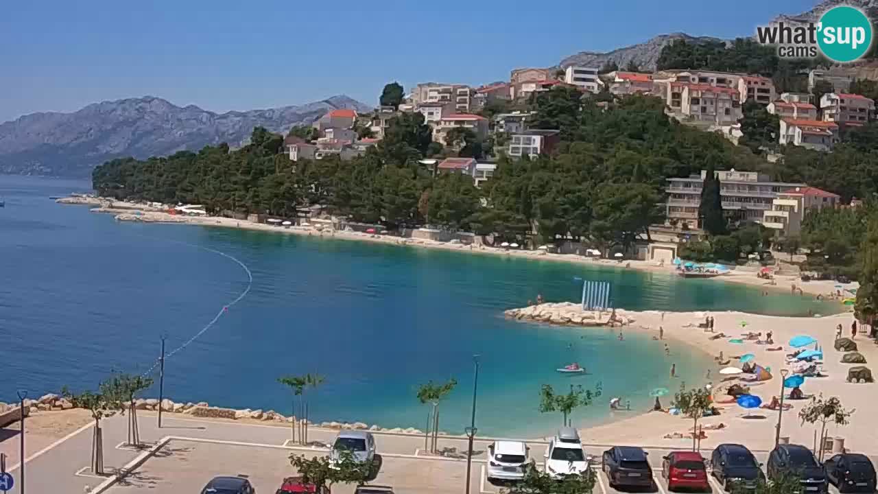 Baška Voda | Podluka beach webcam