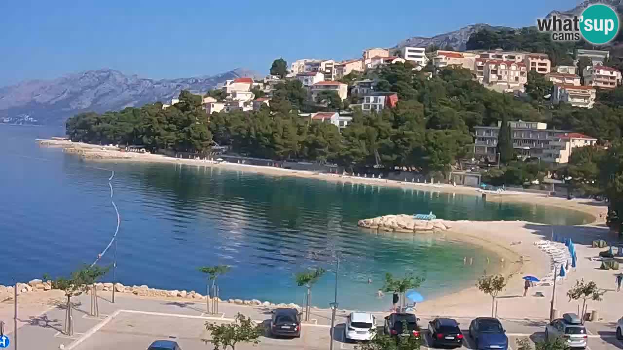 Baška Voda | Podluka beach webcam