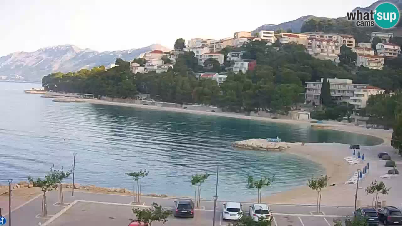 Baška Voda | webcam Podluka Strand