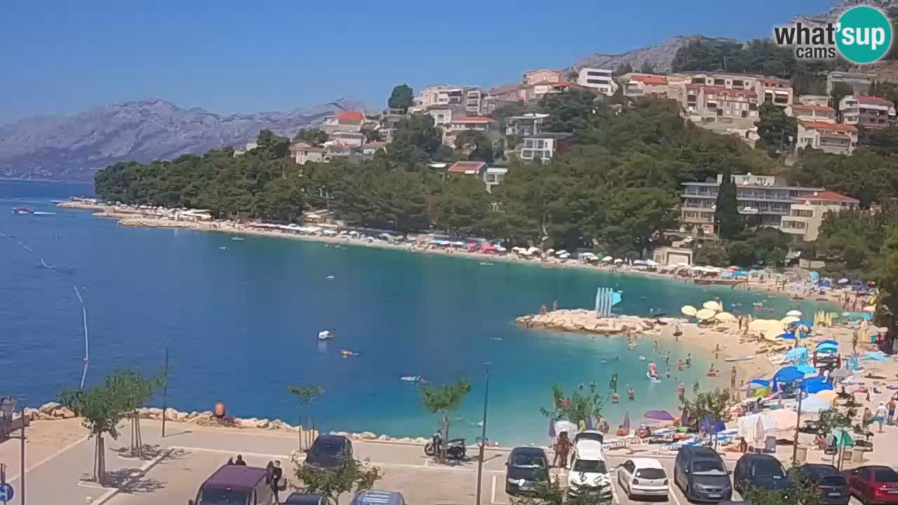 Baška Voda | Podluka beach webcam