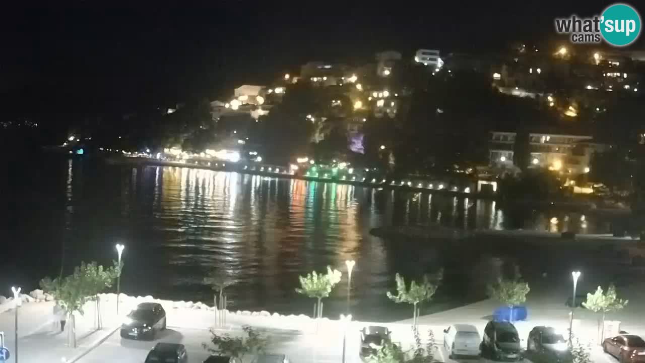 Baška Voda livecam plage Podluka