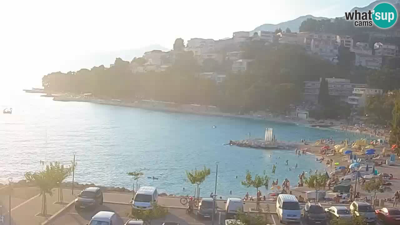 Baška Voda | webcam Podluka Strand