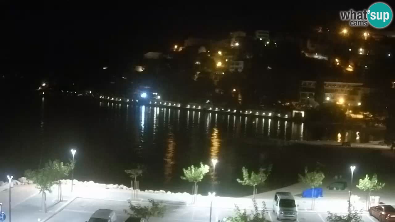 Baška Voda livecam plage Podluka