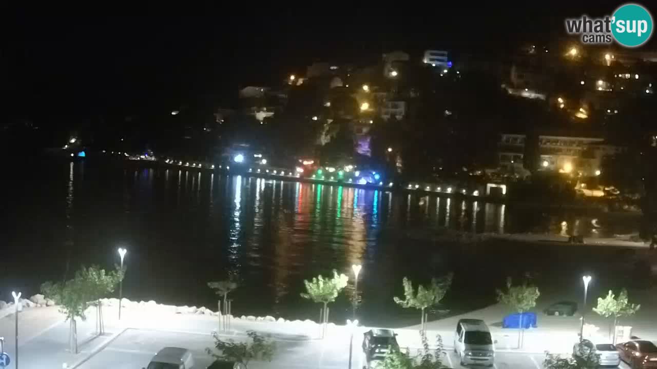 Baška Voda v živo | kamera Podluka plaža