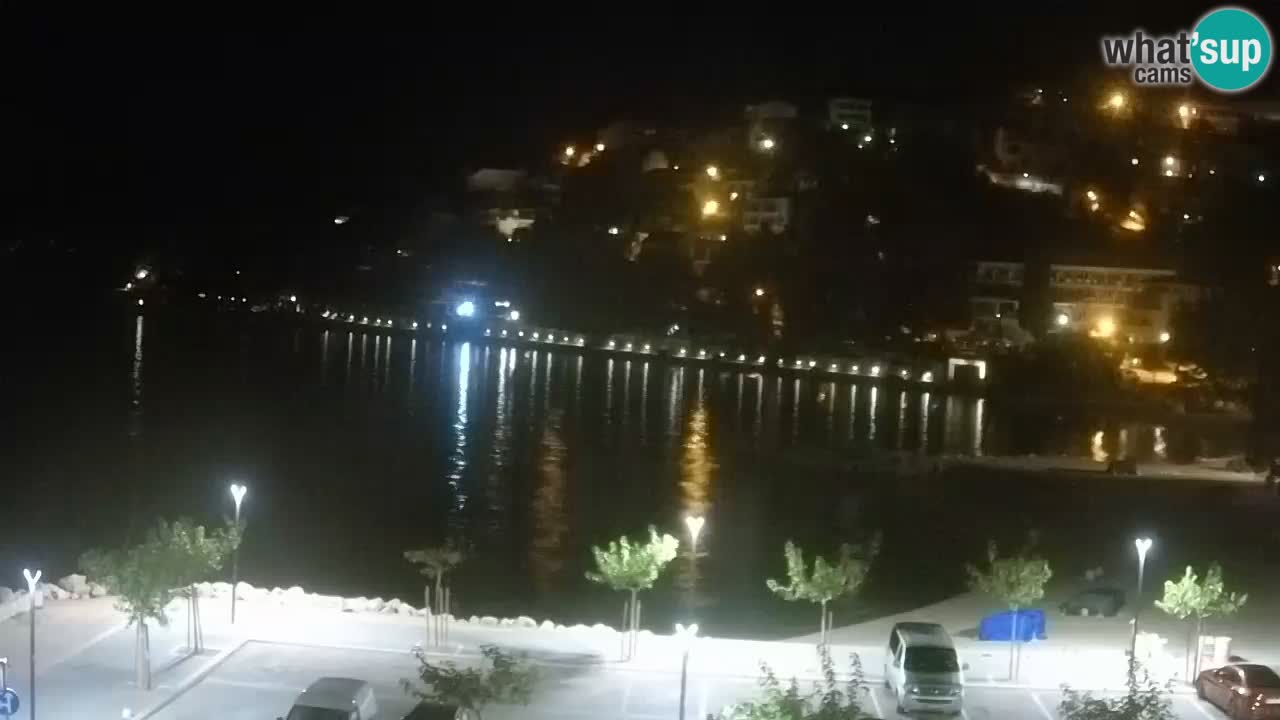 Baška Voda livecam plage Podluka