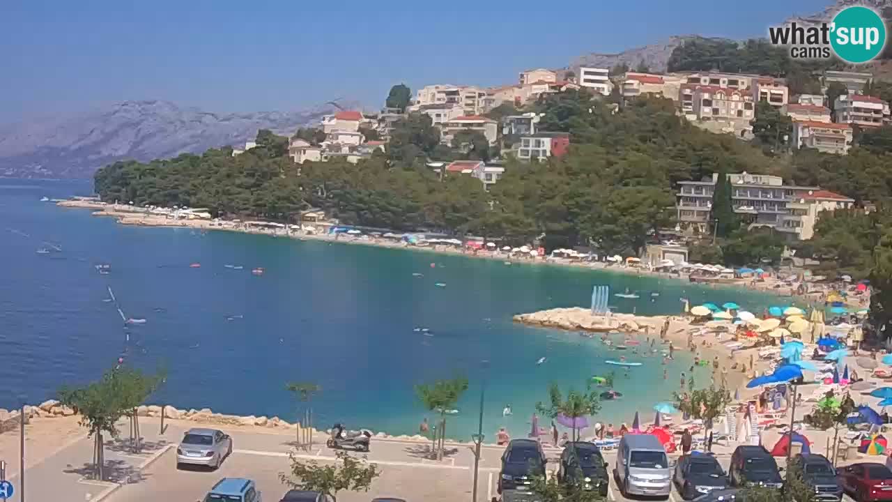 Baška Voda | Podluka beach webcam