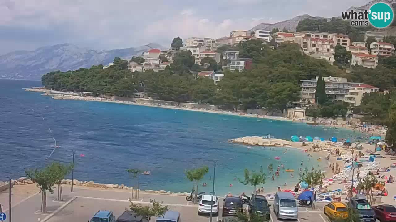 Baška Voda live | webcam spiaggia Podluka