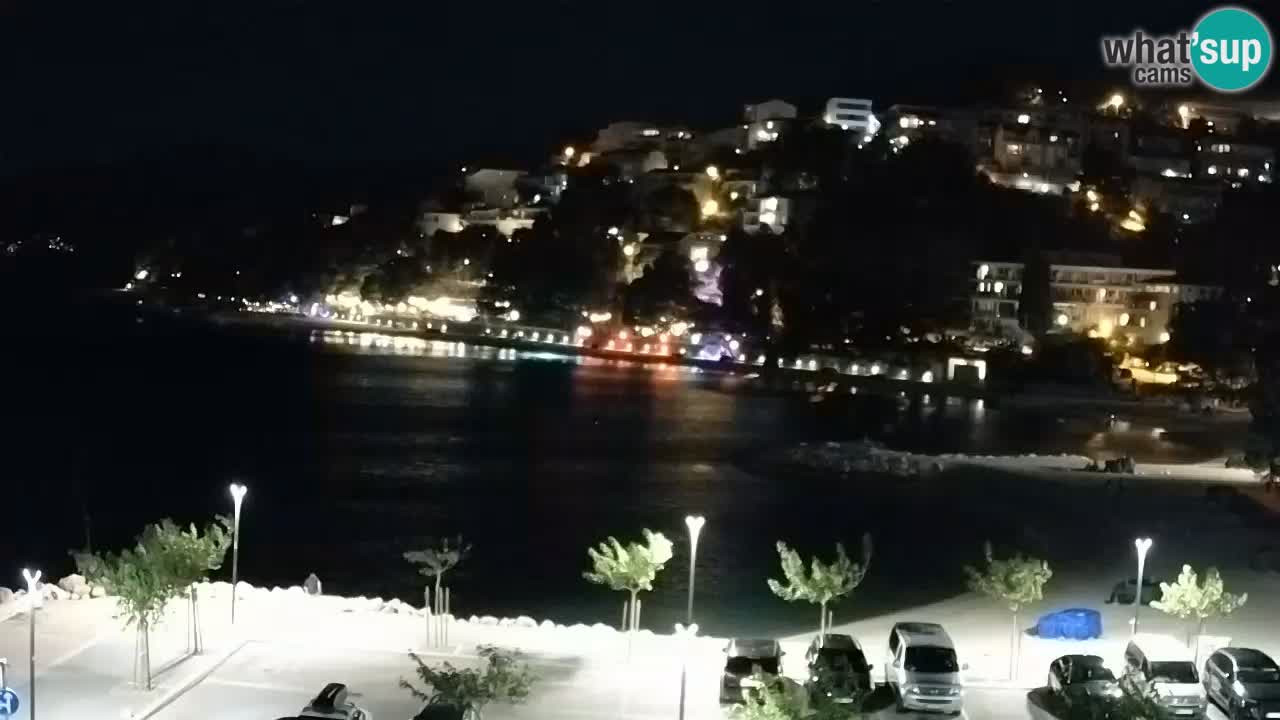 Baška Voda live | webcam spiaggia Podluka