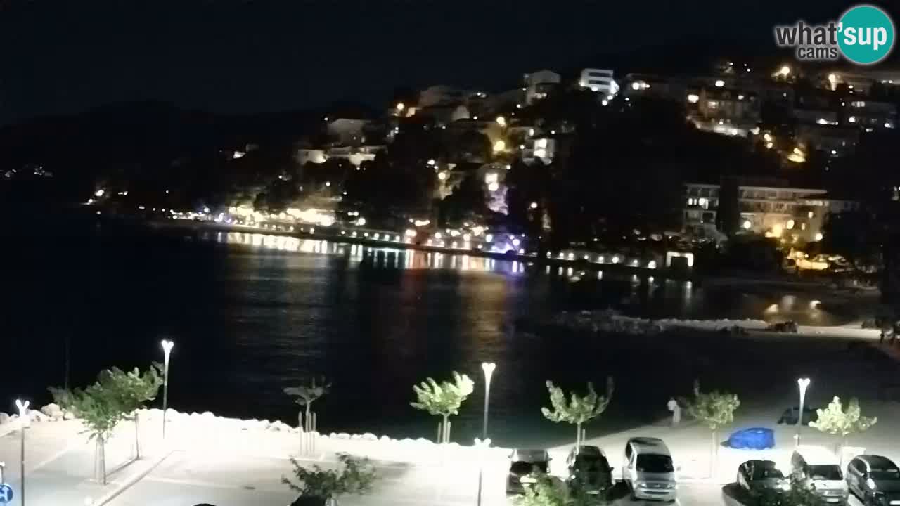 Baška Voda livecam plage Podluka