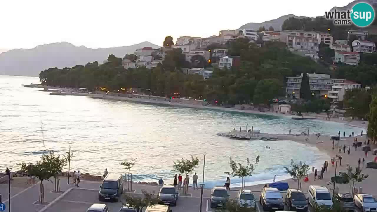 Baška Voda | webcam Podluka Strand