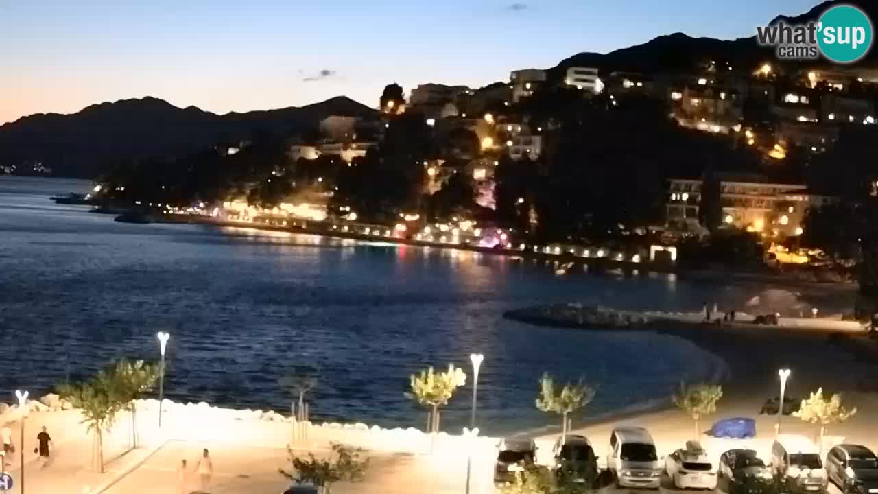Baška Voda | webcam Podluka Strand
