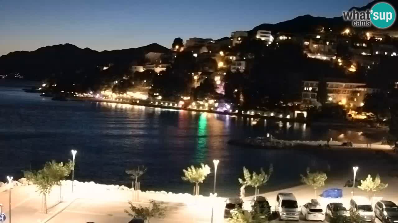 Baška Voda live | webcam spiaggia Podluka