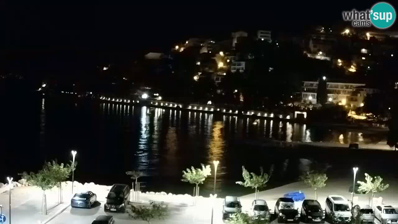 Baška Voda | webcam Podluka Strand