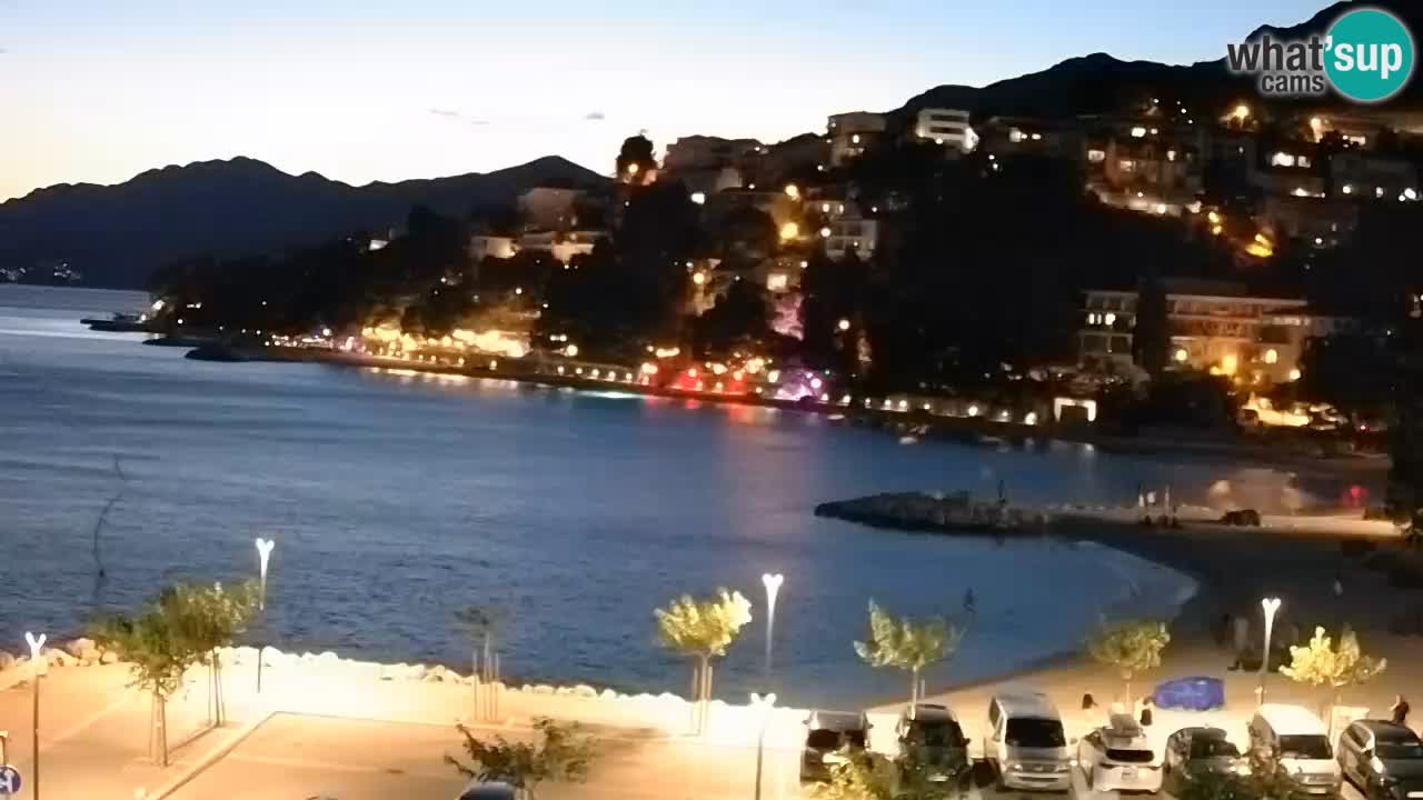 Baška Voda | webcam Podluka Strand