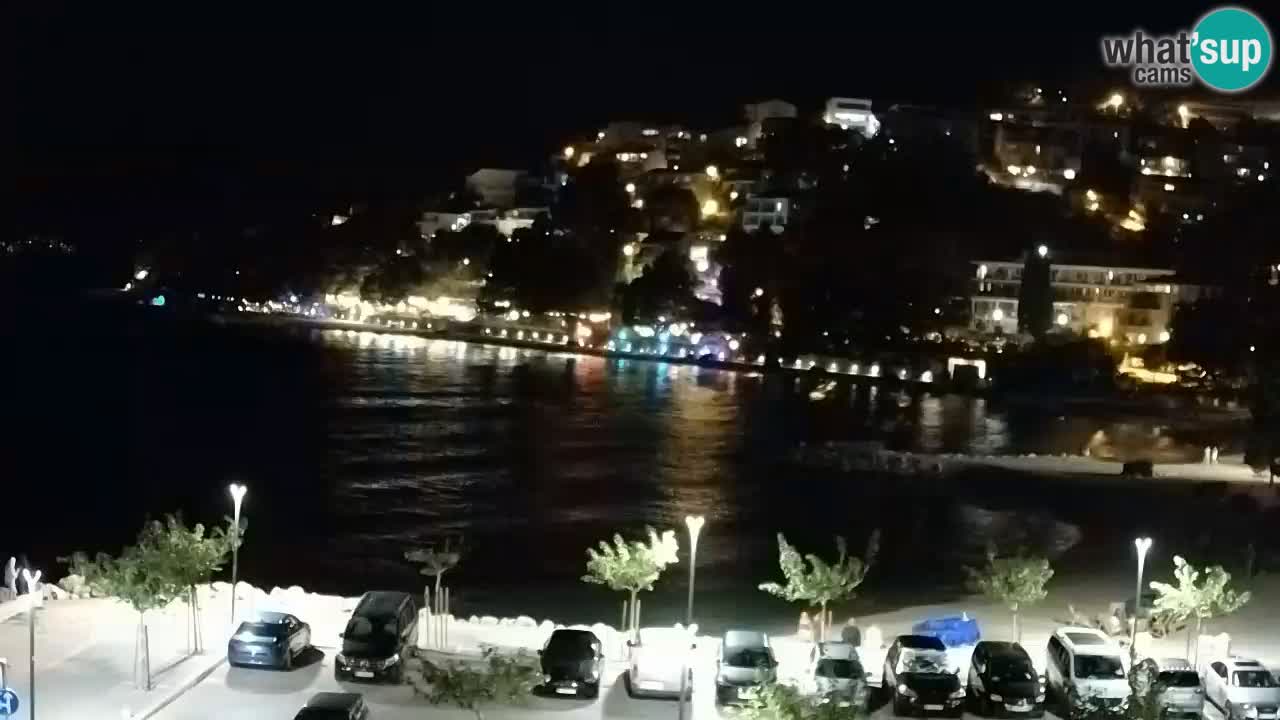 Baška Voda livecam plage Podluka