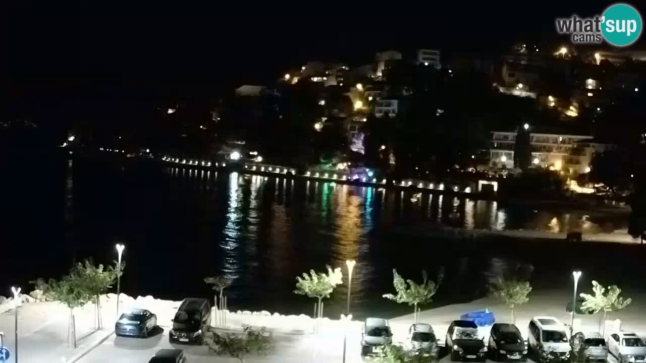 Baška Voda u živo | web kamera plaža Podluka