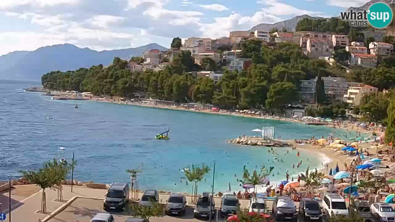 Baška Voda | Podluka beach webcam