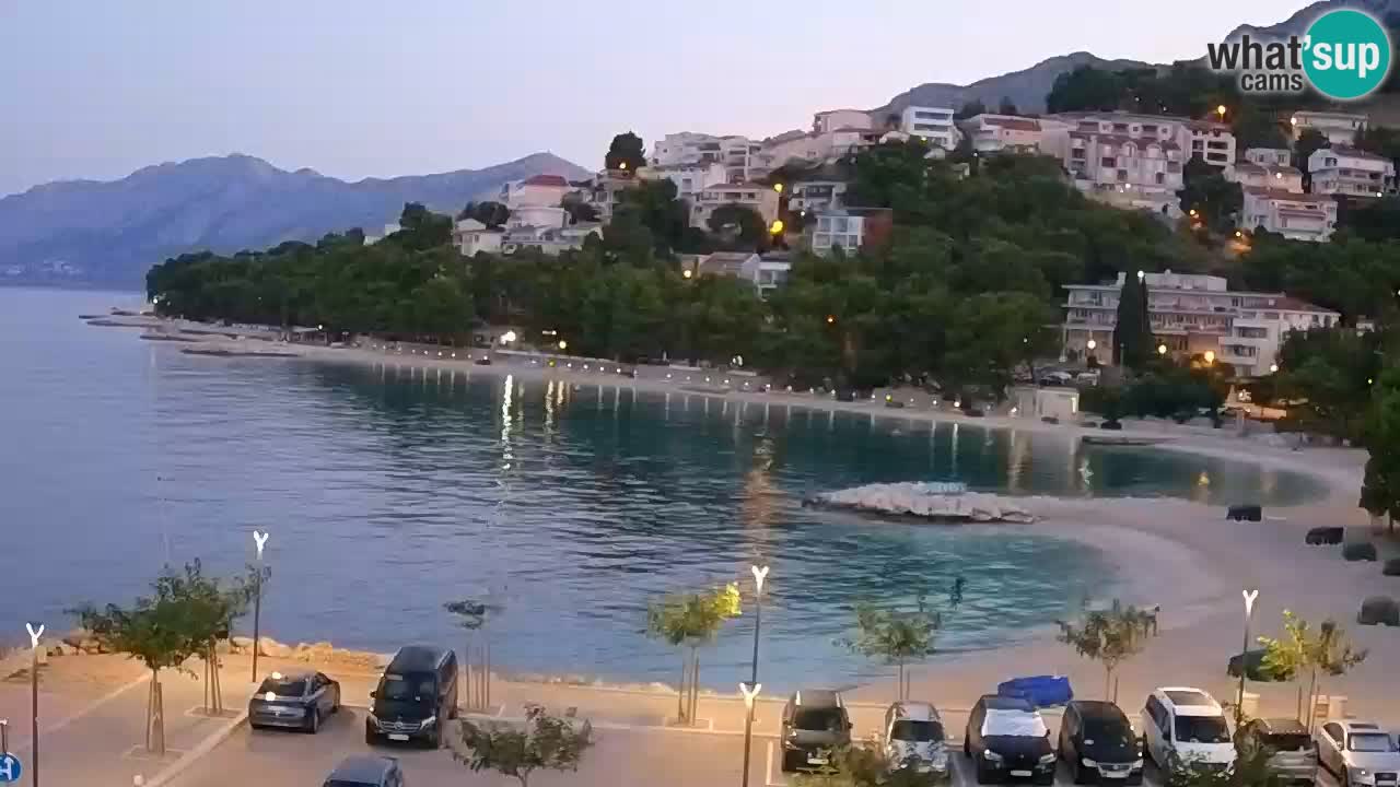 Baška Voda | Podluka beach webcam