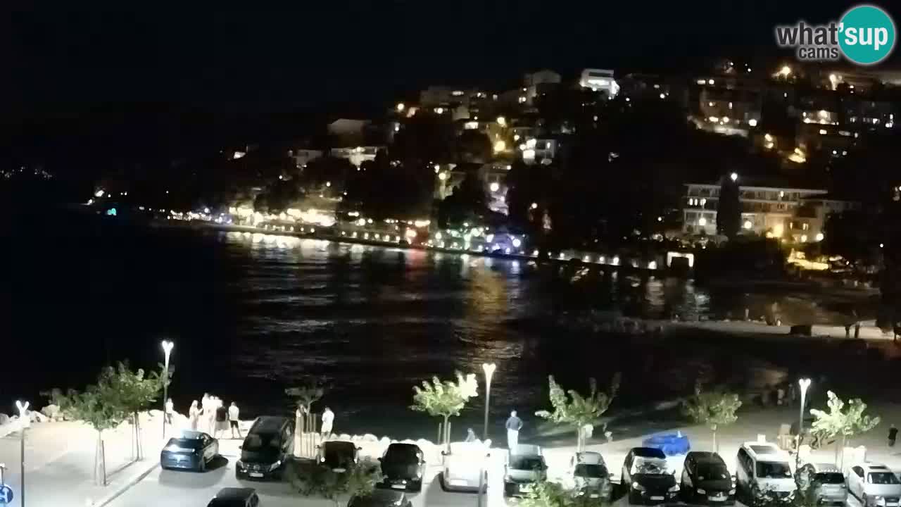 Baška Voda livecam plage Podluka