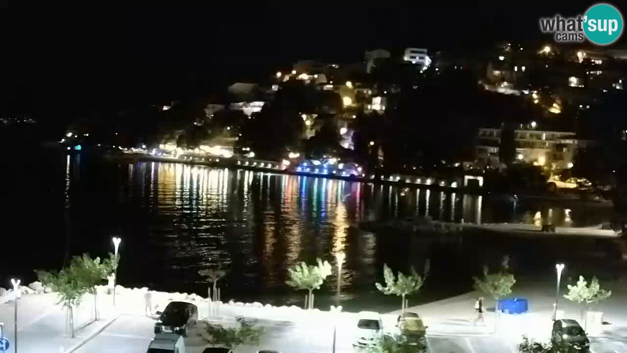 Baška Voda v živo | kamera Podluka plaža