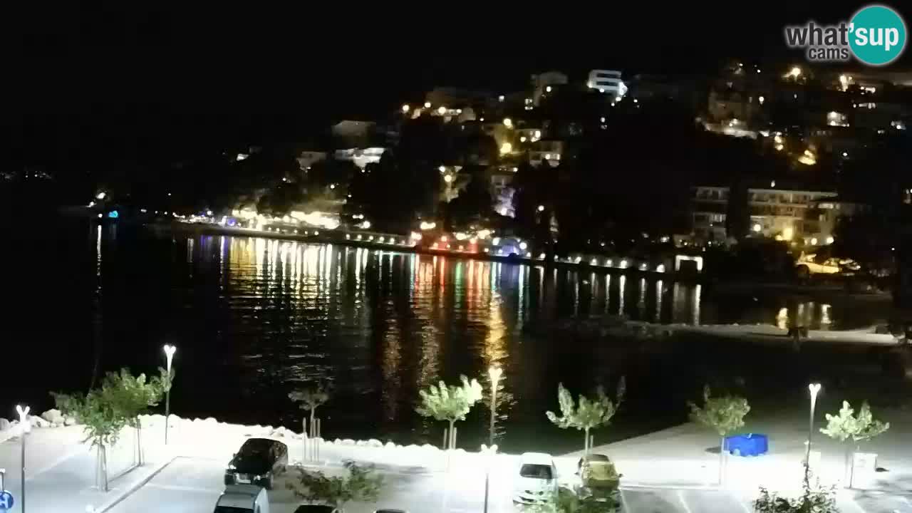 Baška Voda v živo | kamera Podluka plaža