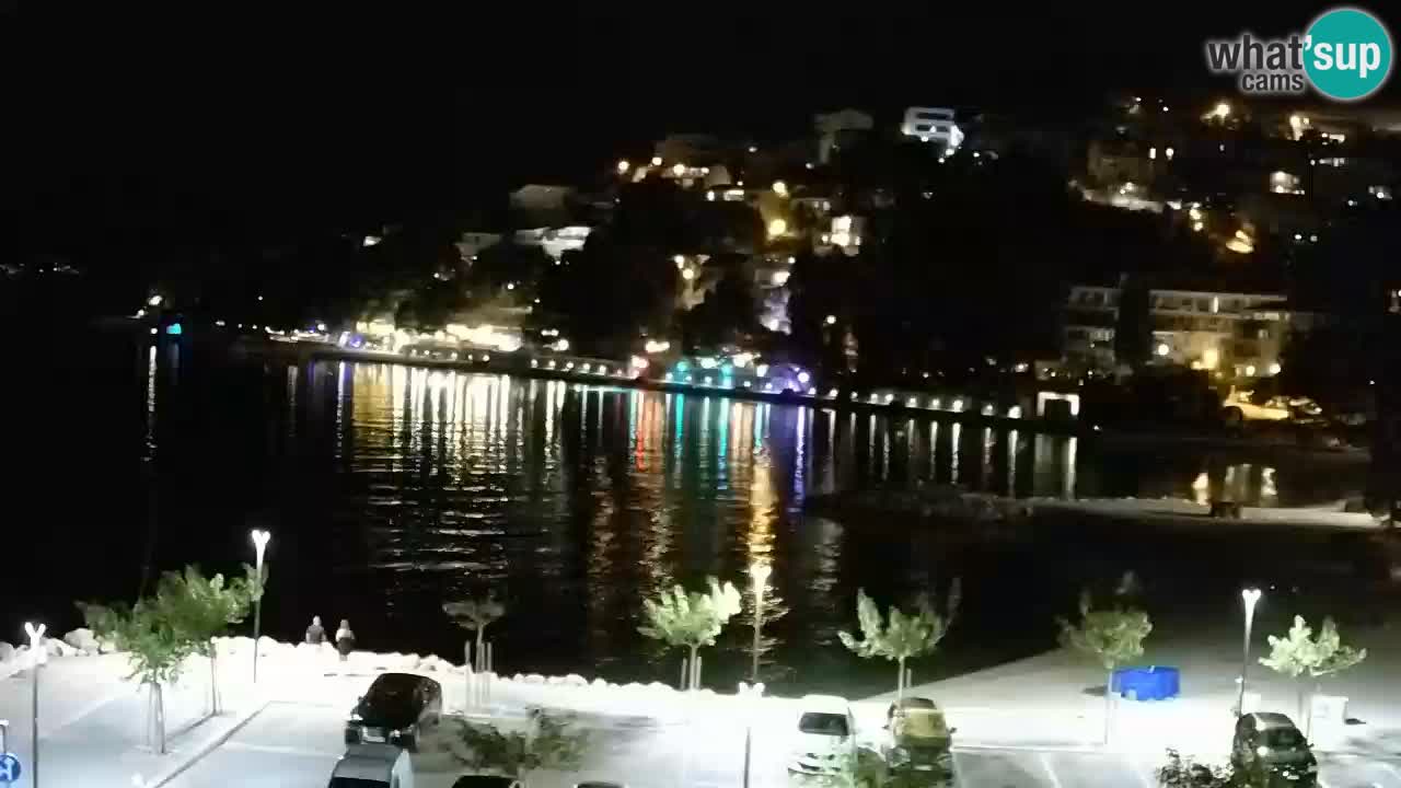 Baška Voda live | webcam spiaggia Podluka