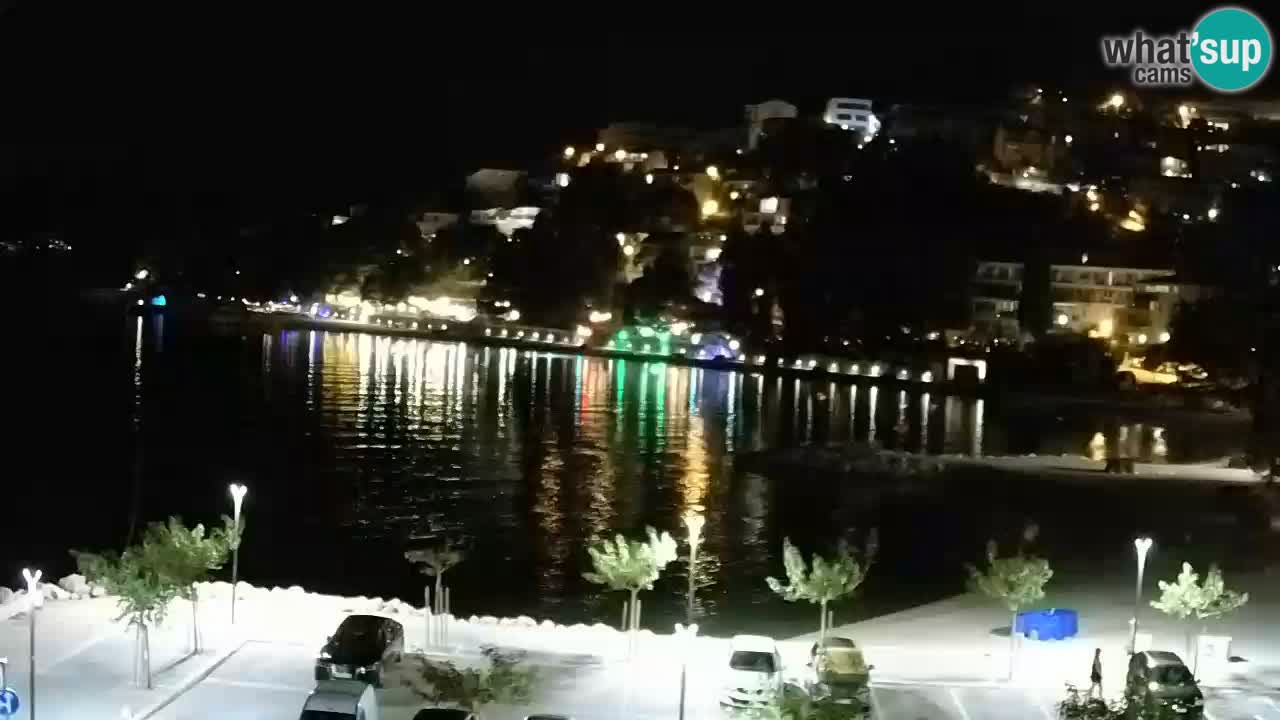 Baška Voda v živo | kamera Podluka plaža