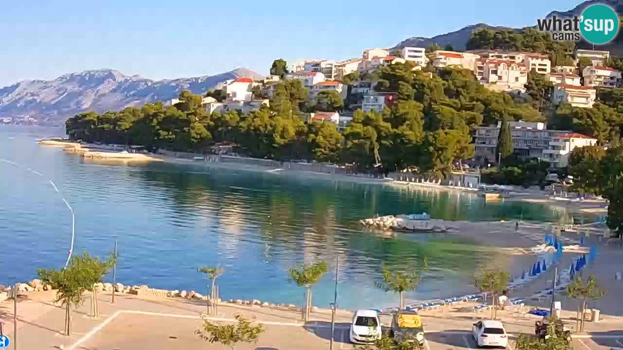 Baška Voda | webcam Podluka Strand